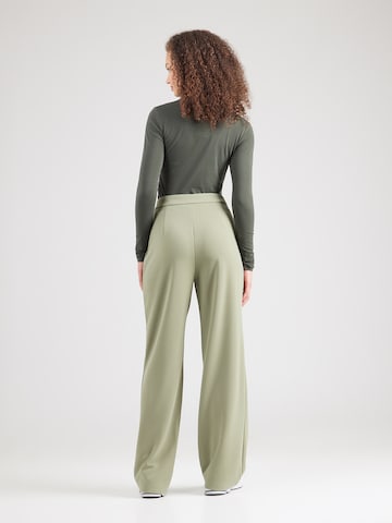 ABOUT YOU Широкий Брюки со складками 'Maribelle' в Зеленый
