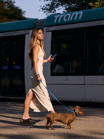 Bershka Dress in Beige: front