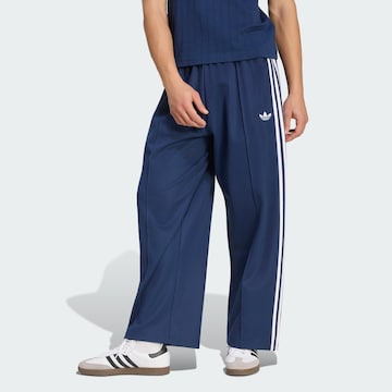 Wide leg Pantaloni di ADIDAS ORIGINALS in blu: frontale