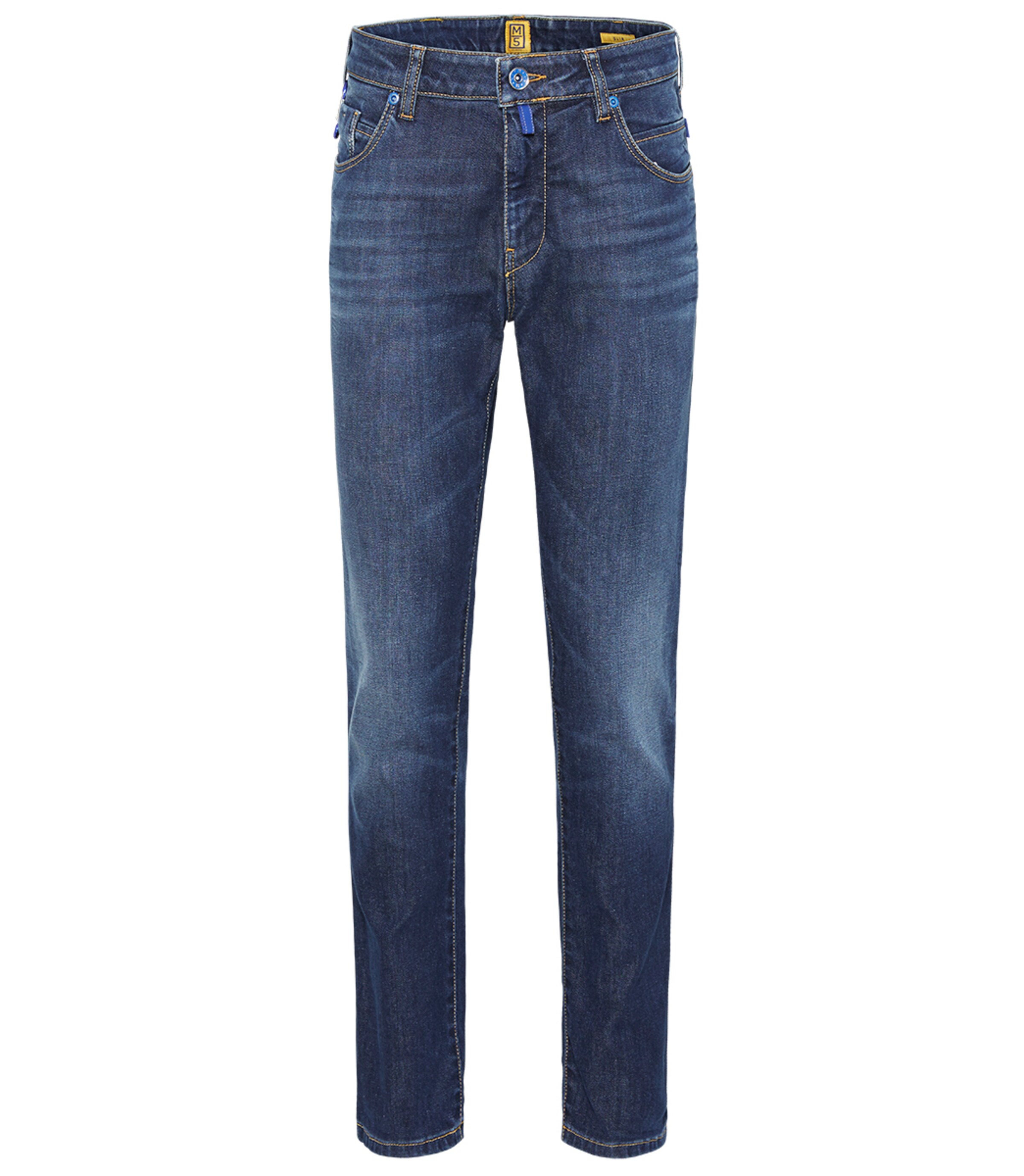 Coupe slim Jean MEYER en bleu : devant