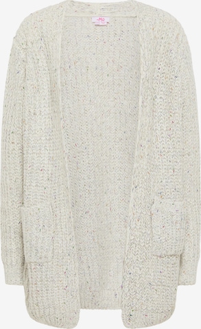 MYMO Knit Cardigan in Beige: front