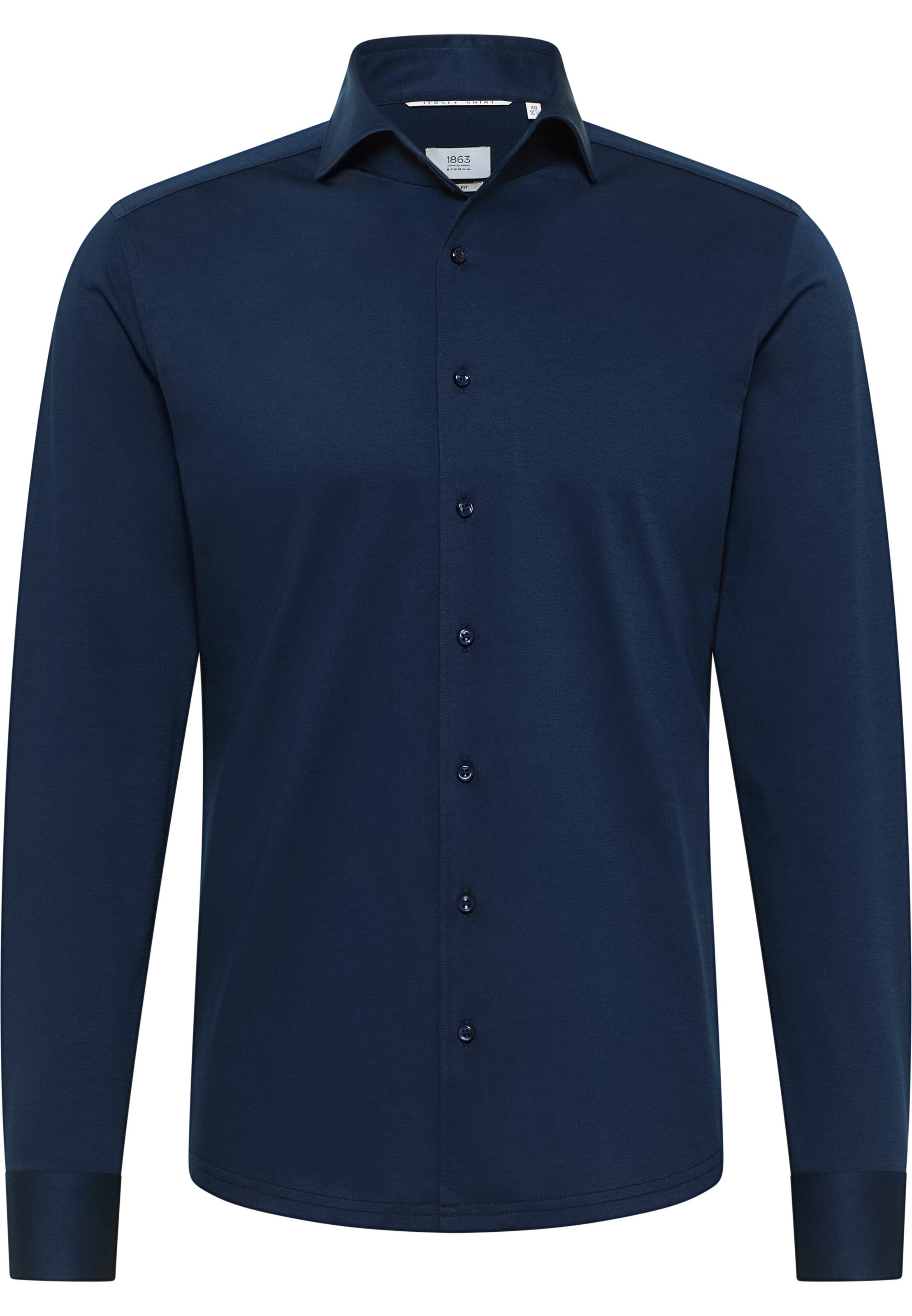 ETERNA Overhemd in Blauw: voorkant