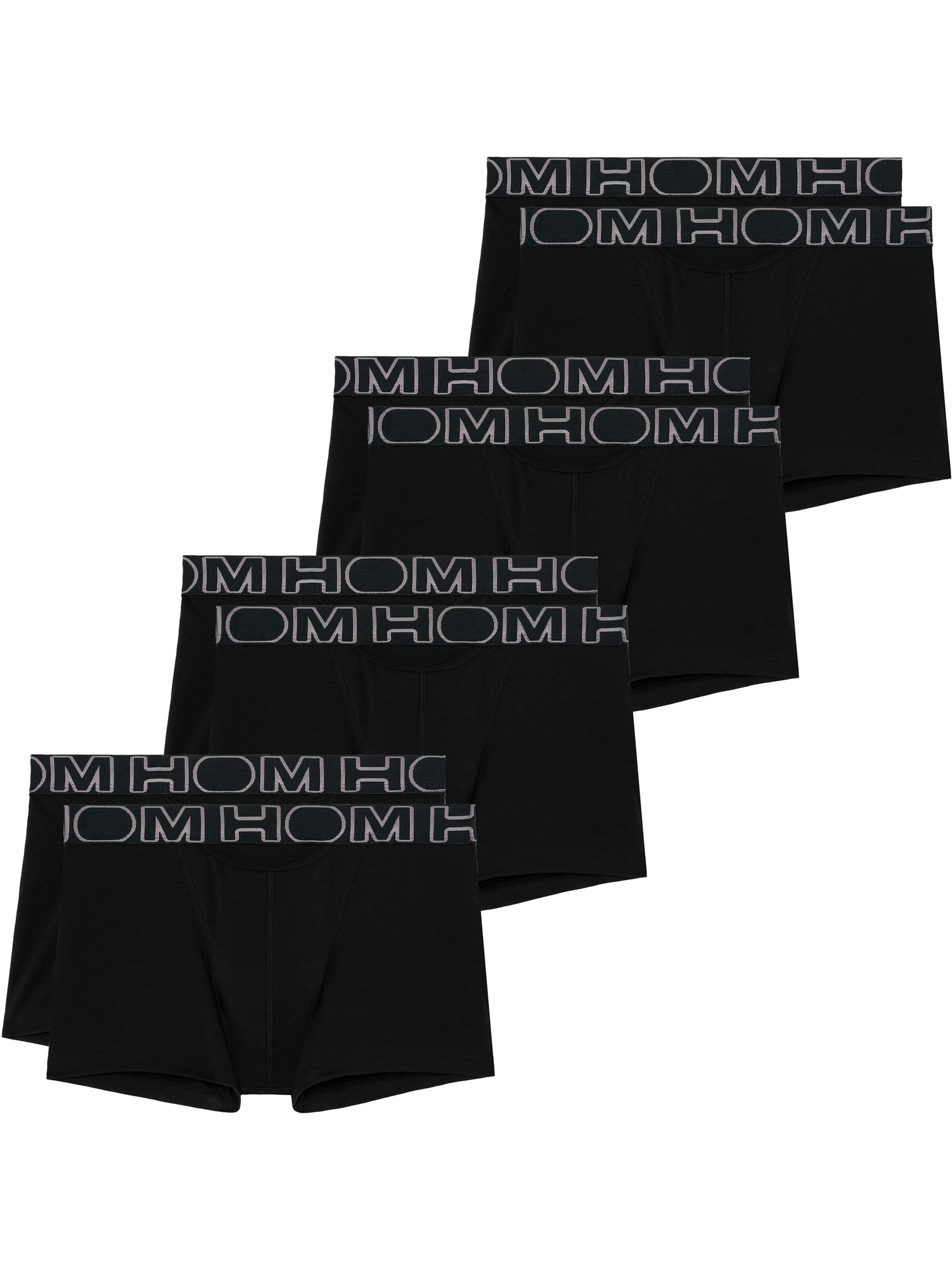 HOM Boxer shorts ' Boxerlines HO1 ' in Black: front