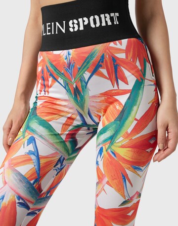 Plein Sport Skinny Leggings in White