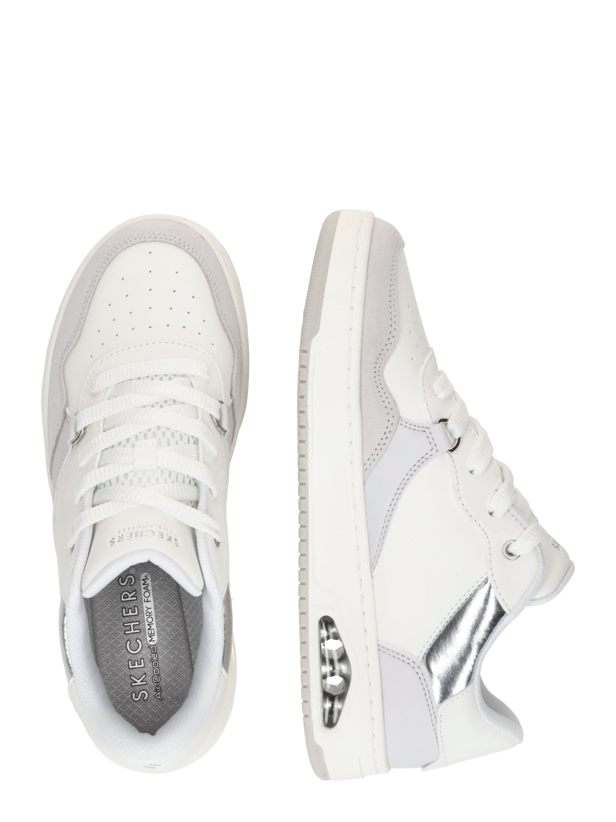 Baskets basses 'UNO' SKECHERS en blanc