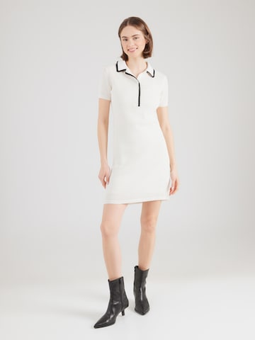 HUGO Knit dress 'Slysy' in White: front