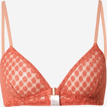 BeckSöndergaard Triangle Bra in Orange: front