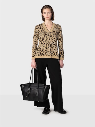 Pull-over ' ' NAULOVER en marron : devant