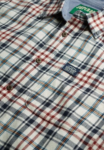 Superdry & Co Regular fit Button Up Shirt in White
