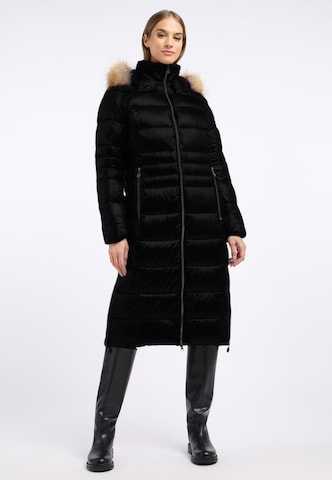 Frieda & Freddies NY Wintermantel 'Dalia 2' in Schwarz: Vorderseite