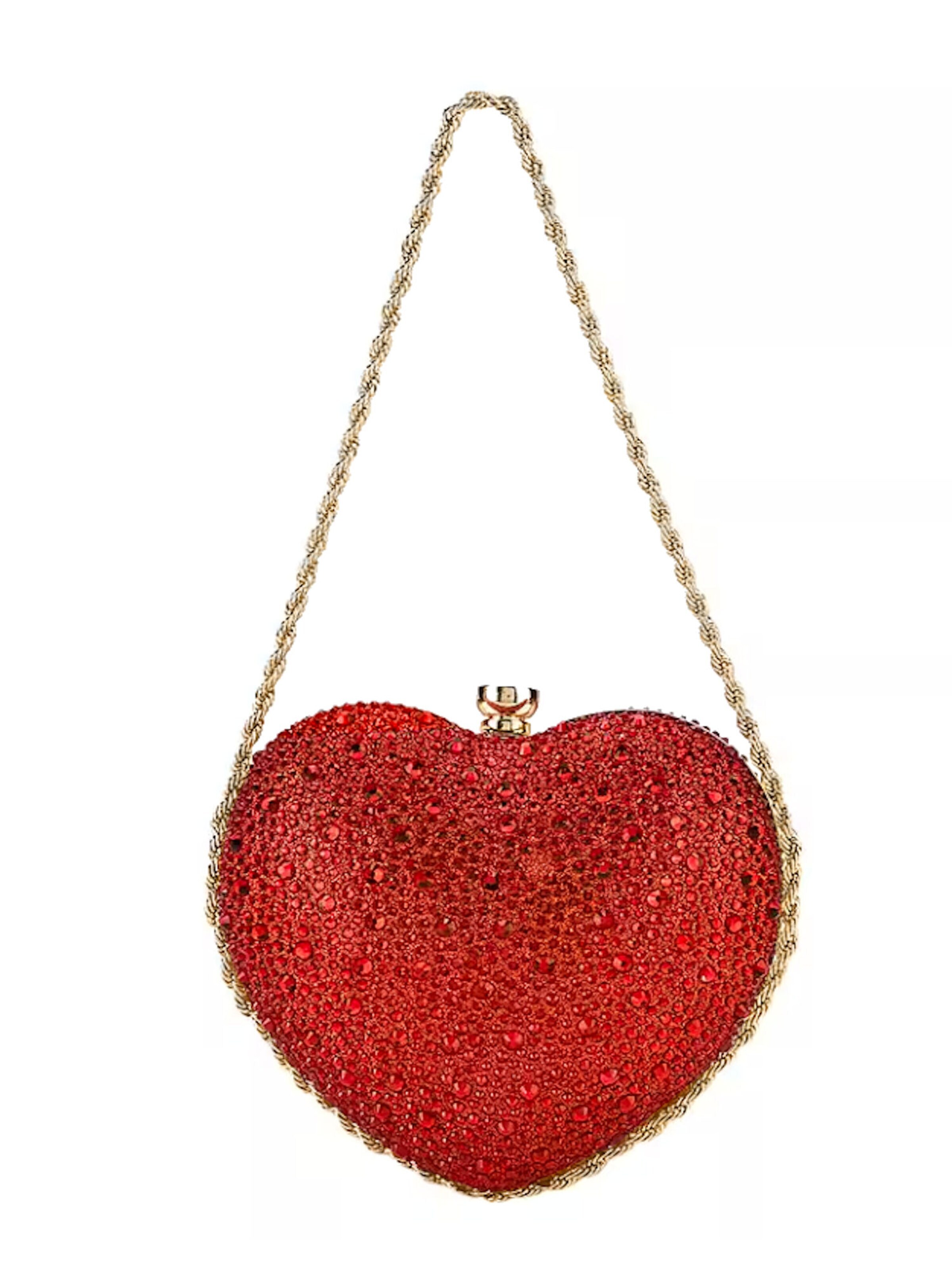 Tomshop24-7 Clutch 'Herz' in Red