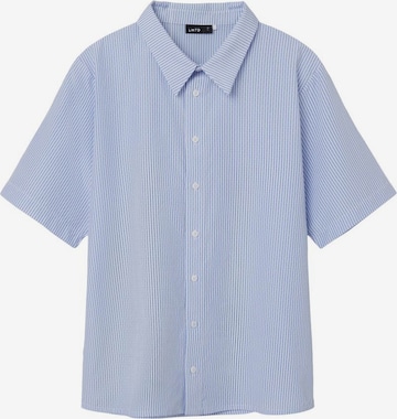 Coupe regular Chemise NAME IT en bleu : devant