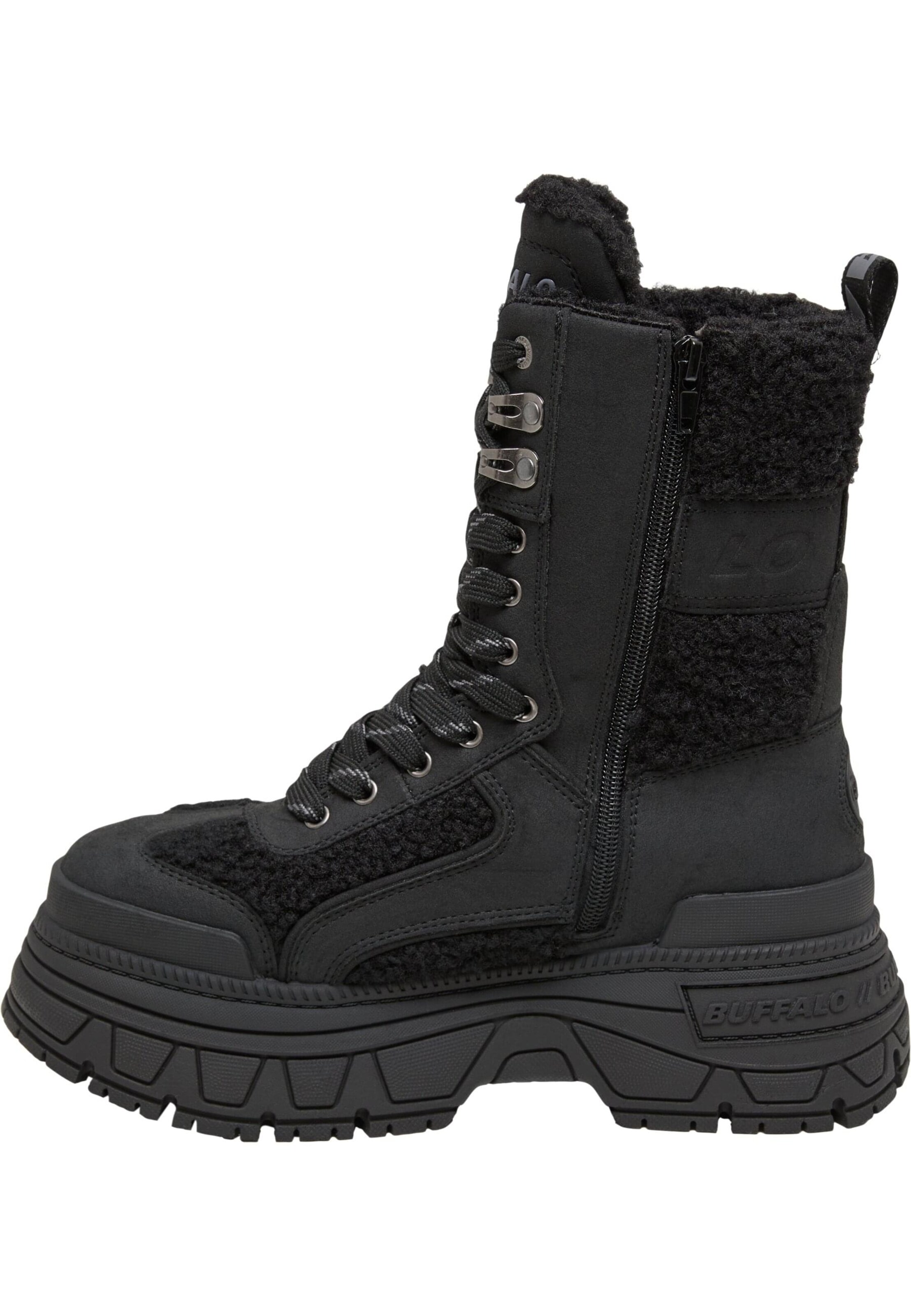 Bottes à lacets 'Fusion Com' BUFFALO en noir