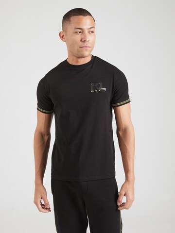 T-Shirt Karl Lagerfeld en noir : devant