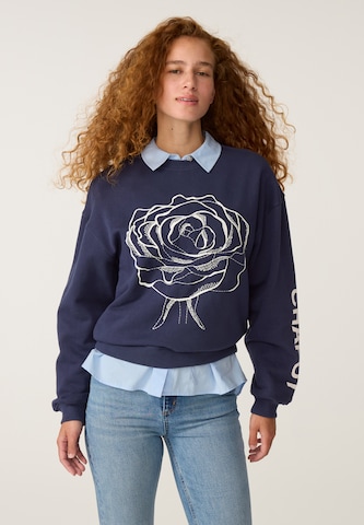 Fabienne Chapot Sweatshirt in Blauw: voorkant