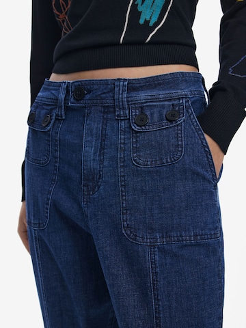 Tapered Jeans de la Desigual pe albastru