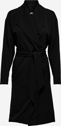 JDY Between-Seasons Coat 'MEKKO' in Black: front