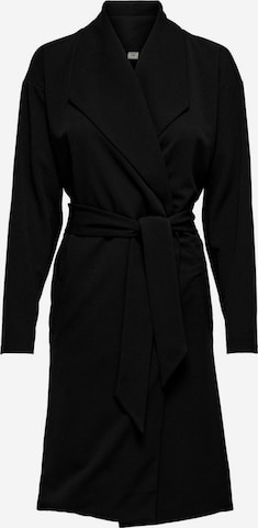 JDY Between-Seasons Coat 'MEKKO' in Black: front