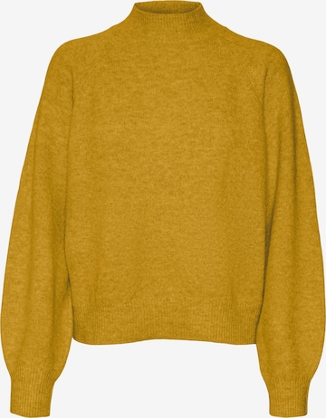 VERO MODA Pullover 'VMLEAF' in Gelb: Vorderseite