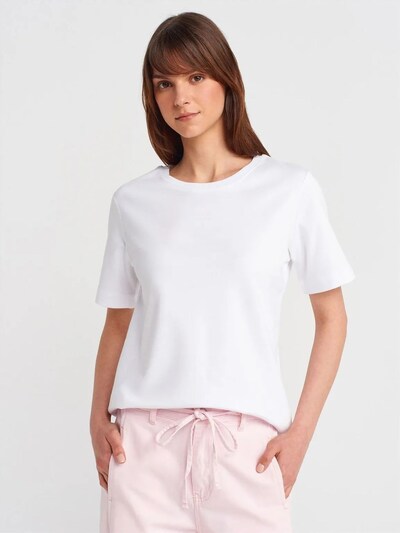 Dilvin T-shirt 'T-Shirts' en S en blanc, Vue avec produit