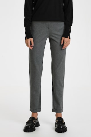 KAREN BY SIMONSEN Slim fit Pants 'Caro' in Grey: front