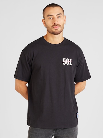 LEVI'S ® Skjorte 'Vintage Fit Graphic Tee' i svart: forside