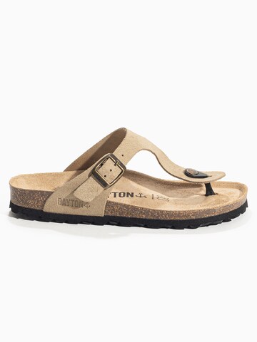 Bayton T-bar sandals 'Melia' in Beige