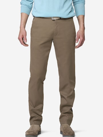 Regular Pantalon chino 'Bonn 2-5627' MEYER en gris : devant