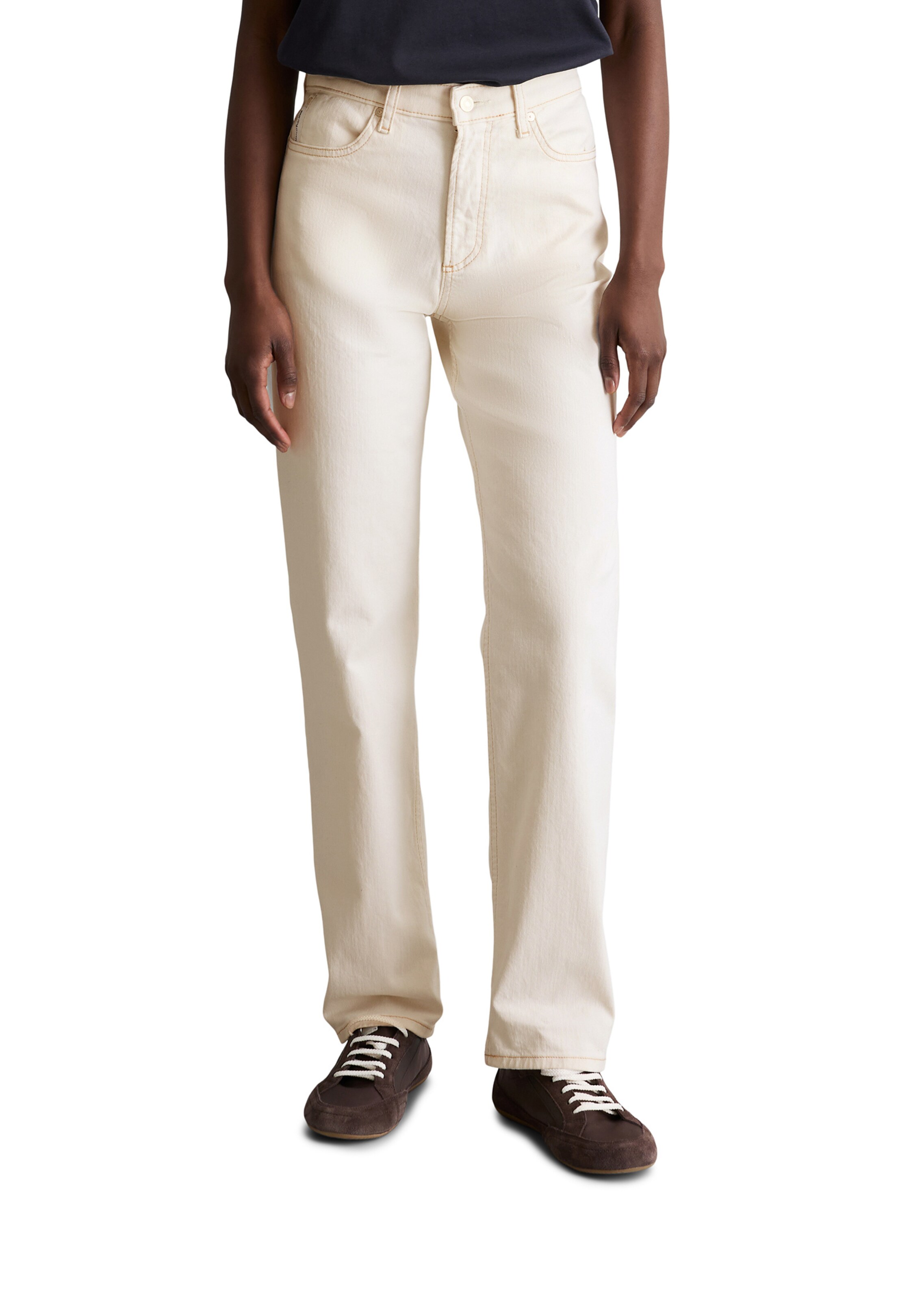 Regular Jean 'Olina' Marc O'Polo DENIM en blanc : devant