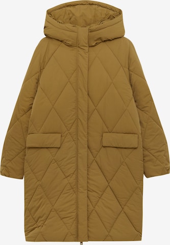 Pull&Bear Between-Seasons Coat in Green: front