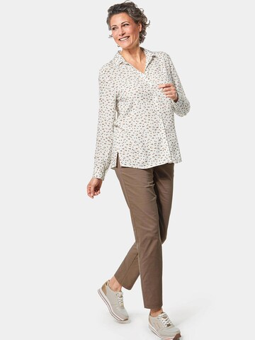 Goldner Bluse in Beige