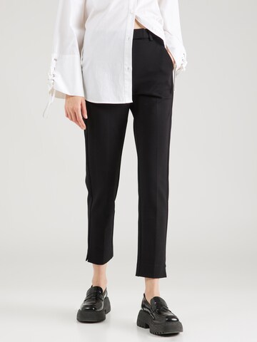 Marks & Spencer Slimfit Kalhoty s puky 'Mia' – černá: přední strana