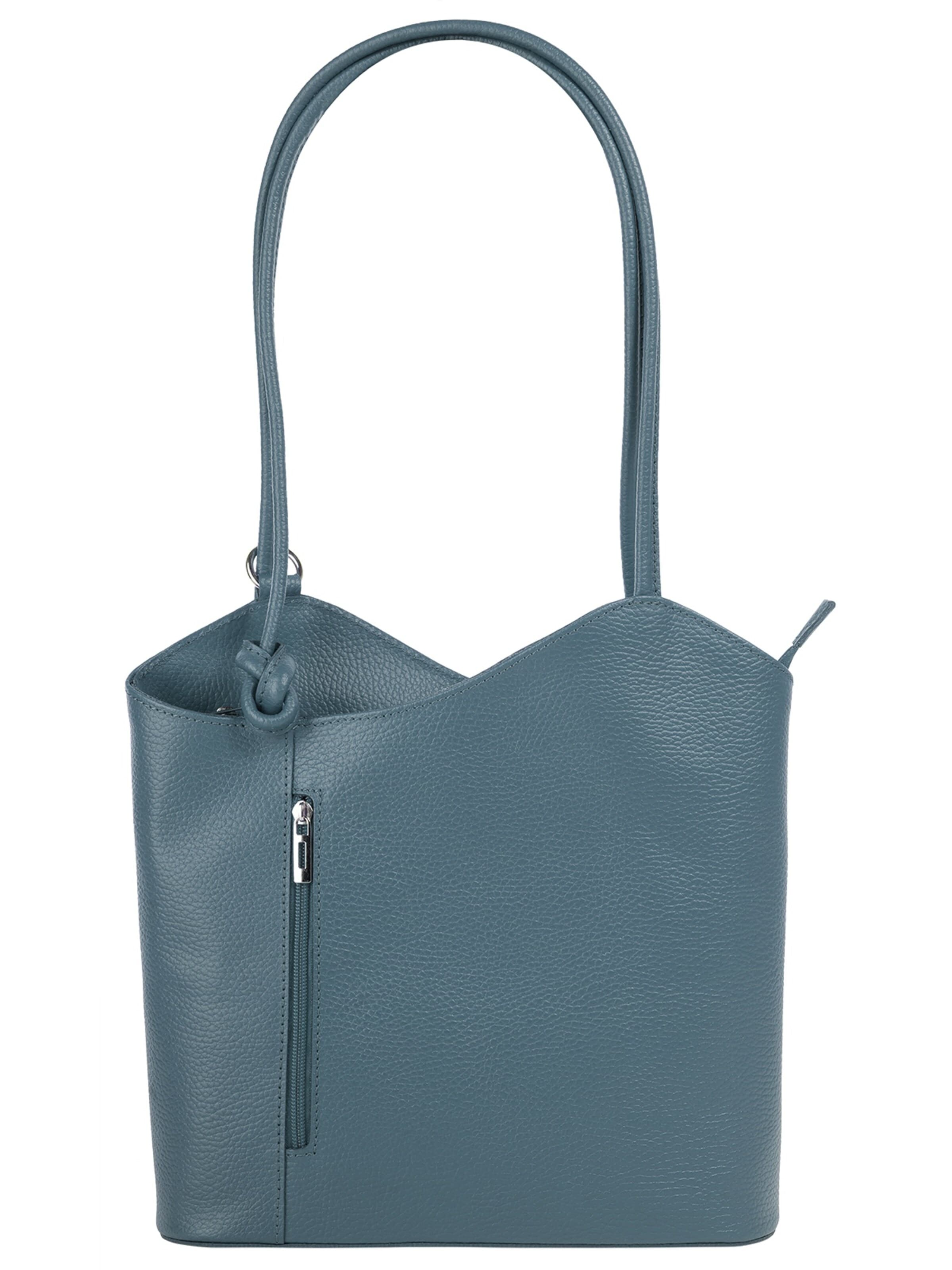Cluty Backpack in Blue: front