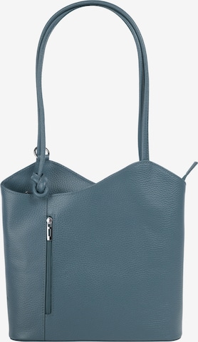 Cluty Backpack in Blue: front