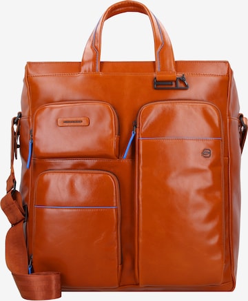 Piquadro Laptoptas in Bruin: voorkant