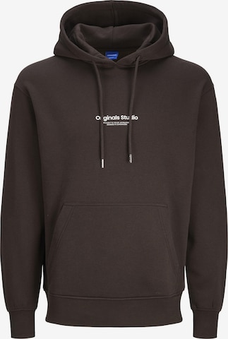 JACK & JONES Sweatshirt 'JORVesterbro' in Bruin: voorkant