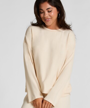 Hunkemöller Slaapshirt in Beige: voorkant