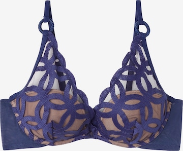 INTIMISSIMI Balconette Bra 'GIORGIA' in Blue: front