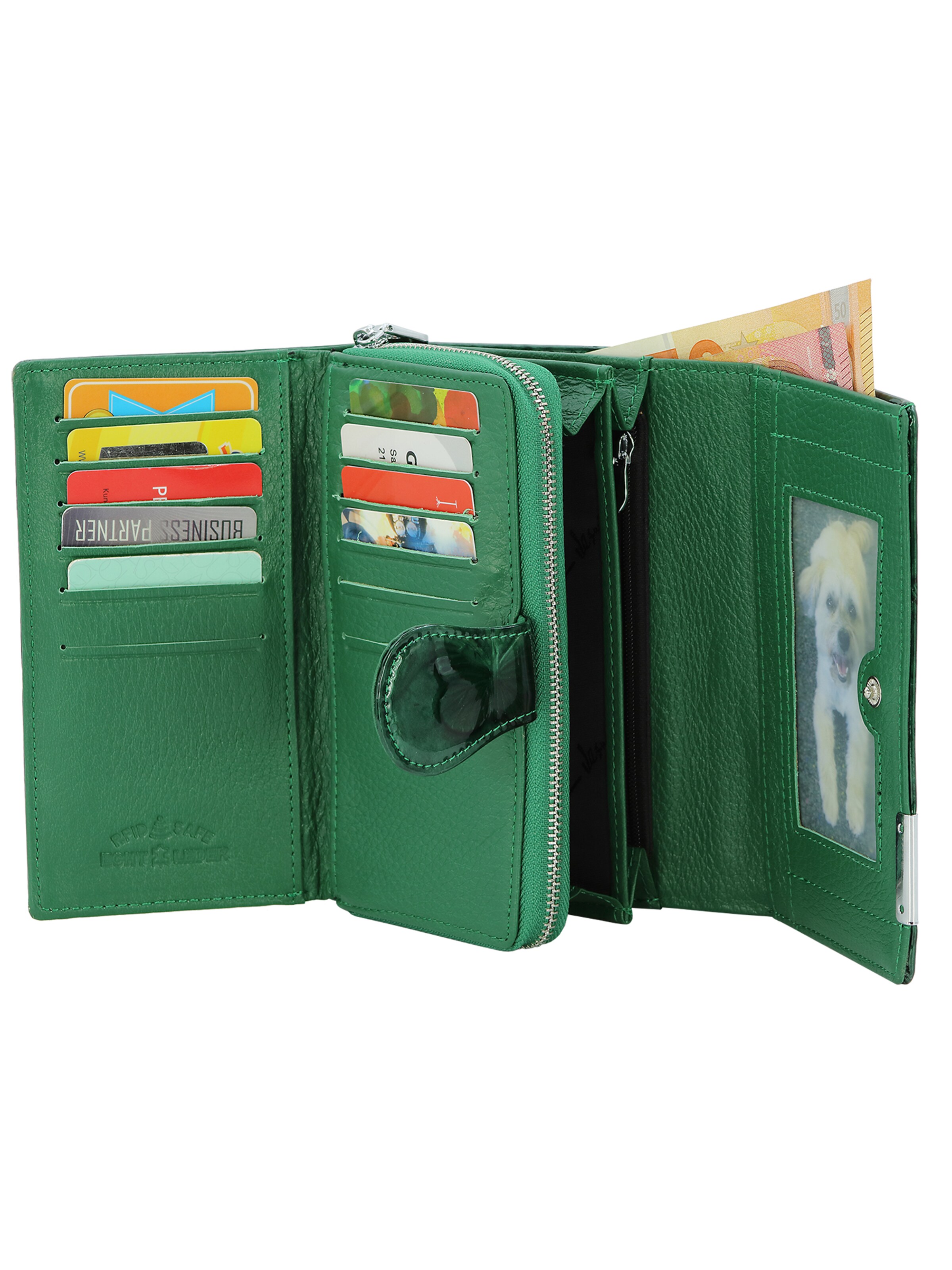 Jennifer Jones Wallet in Green