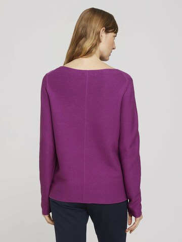 TOM TAILOR Pullover in Lila