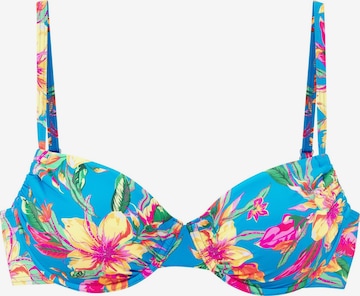 LASCANA T-Shirt Bikinitoppi värissä sininen: etupuoli