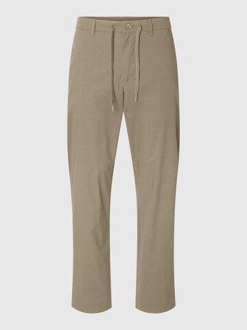 SELECTED HOMME regular Bukser '190' i beige: forside