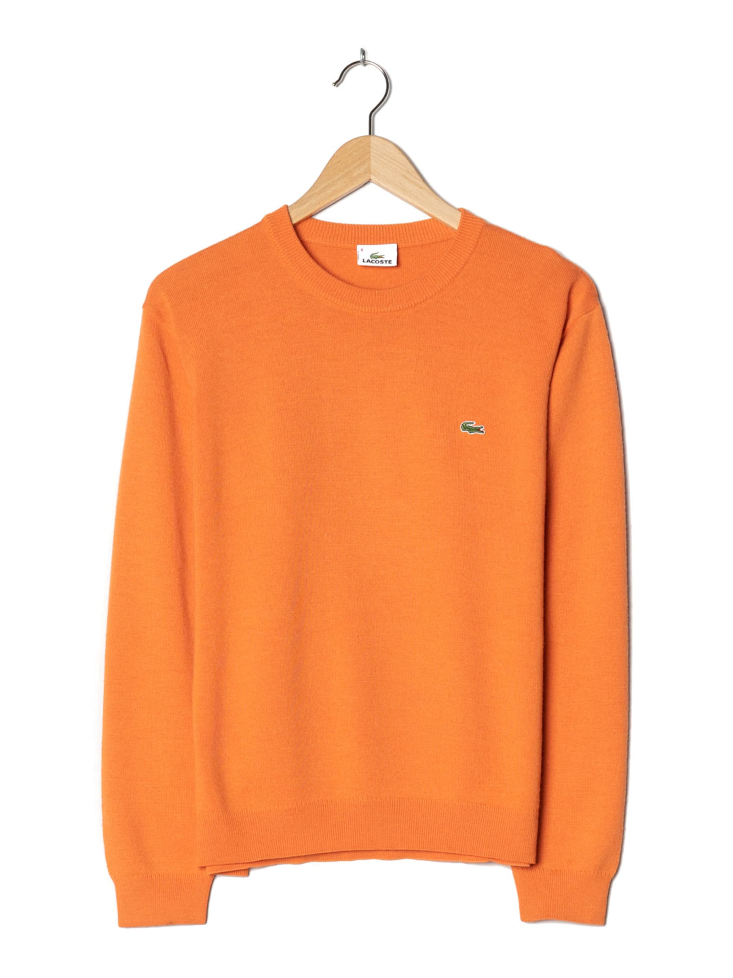 orange lacoste sweater