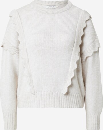 Pull-over 'Stella' ONLY en blanc : devant