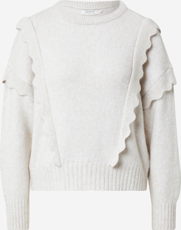 Pullover 'Stella' di ONLY in bianco: frontale