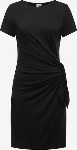 Ragwear Jurk 'Knotta' in Zwart: voorkant