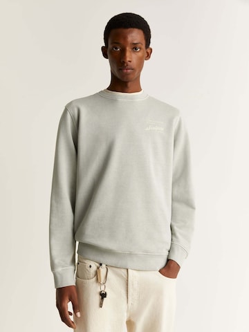 Scalpers Sweatshirt 'Sunset' in Grau: predná strana