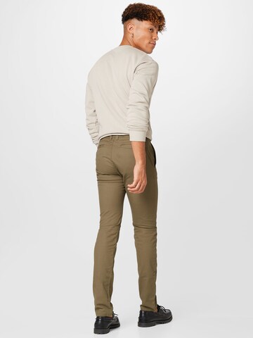 TOM TAILOR Slim fit Chino Pants in Green