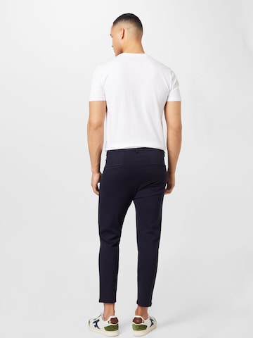 DRYKORN Tapered Pleat-Front Pants 'CHASY' in Blue