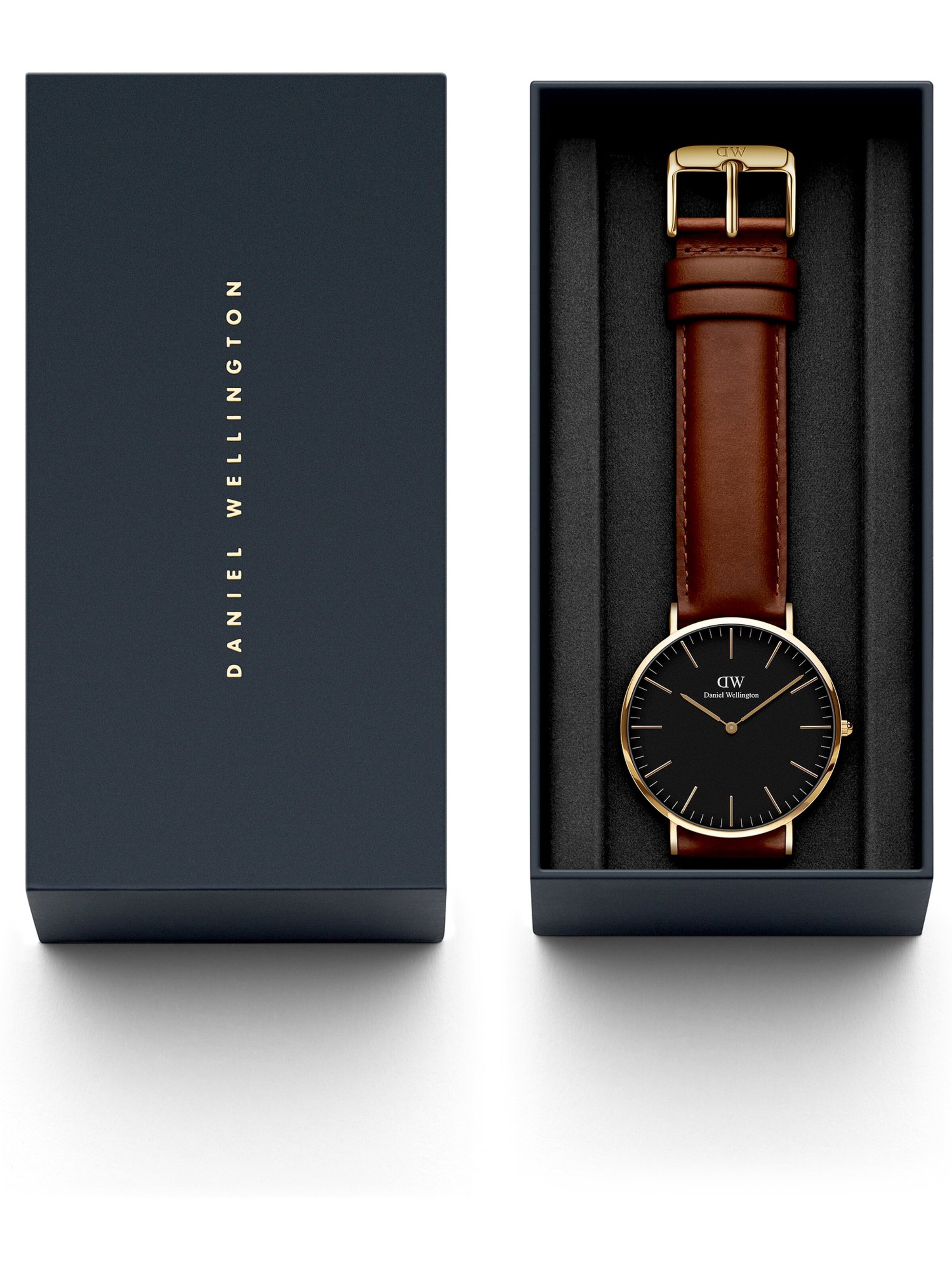 Daniel Wellington Analoguhr in Braun